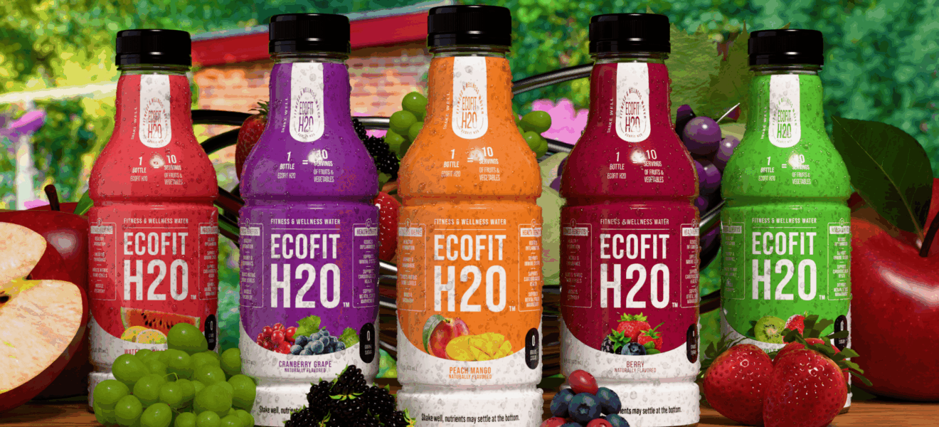 Ecofit H2O Packaging Design, 3D-1