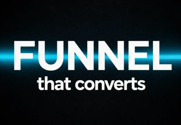 Full-funnel digital marketing strategy diagram for lead generation and conversion
