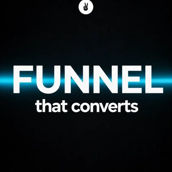 Full-funnel digital marketing strategy diagram for lead generation and conversion
