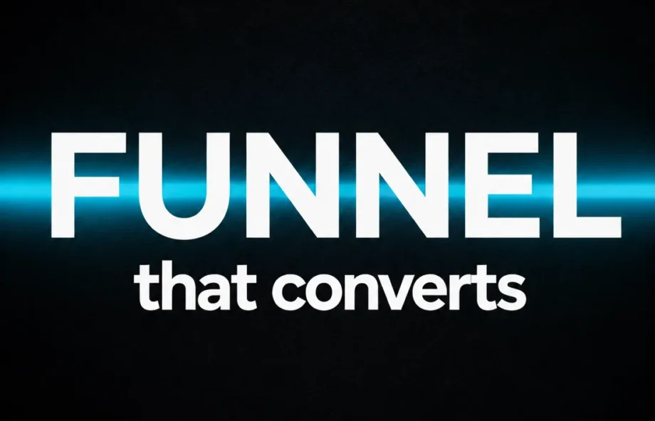 Full-funnel digital marketing strategy diagram for lead generation and conversion