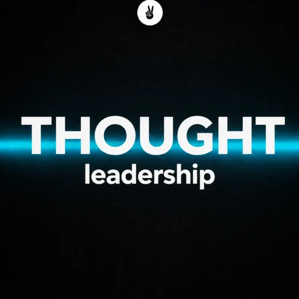 Thought leadership content building brand authority and trust